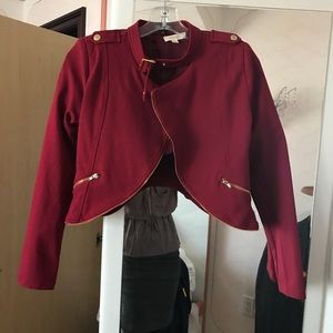 Red jacket can combine it with anything it feels👍